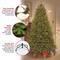 6 Ft. Pre-Lit Feel Real® Downswept Douglas Fir Full Artificial Christmas Tree, Clear Lights